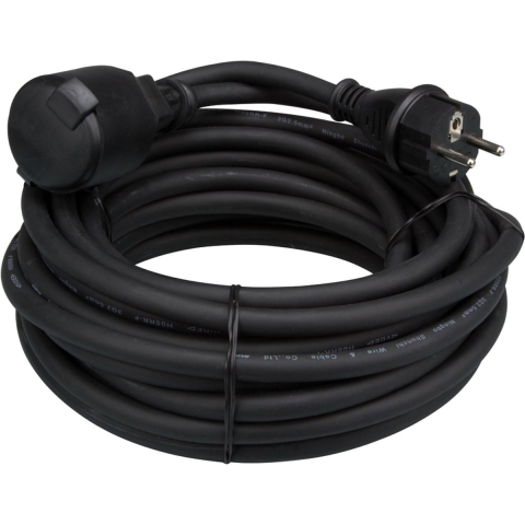 Rubber verlengkabel 10 m 3g2.5 penaarde - Velleman
