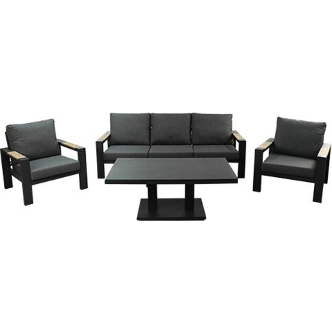 Benton Sofa Loungeset Antraciet - Buitengewoon de boet
