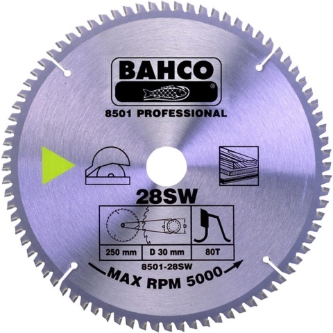 Bahco cirkelzaagblad hardmetalen tanden | 8501-16SW