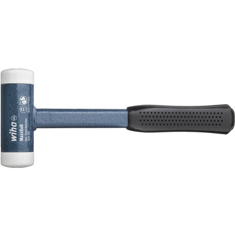 Wiha Kunststof hamer terugslagloos | zeer hard | met holle metalen steel | rond-slagkop | 30 mm | 115 mm - 39017 - 39017