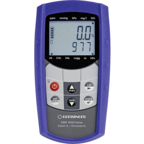Greisinger GMH5630 Combimeter O₂-concentratie, O₂-verzadiging, Druk, Temperatuur