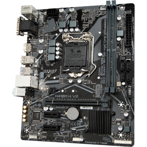 Gigabyte H410M H V2 Moederbord Socket Intel 1200 Vormfactor Micro-ATX Moederbord chipset Intel® H410