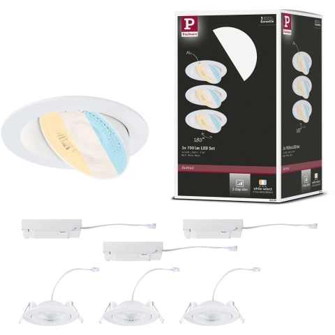 Paulmann 92254 Aumus LED-inbouwlamp LED 5 W Wit