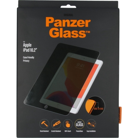 PanzerGlass Privacy Edge-to-Edge Privacyglas Geschikt voor Apple model: iPad 10.2 (7e generatie), iPad 10.2 (8e generatie), iPad 10.2 (9e generatie) 1 stuk(s)