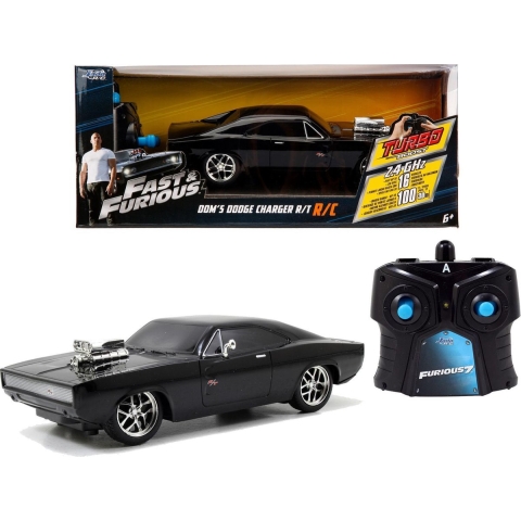 JADA TOYS 253206004 Fast&Furious RC 1970 Dodge Charger 1:16 RC modelauto voor beginners Elektro Straatmodel