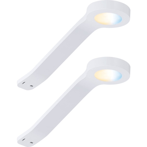 Paulmann CC Start Mike Opbouwlamp Set van 2 stuks 2 W Warmwit Wit