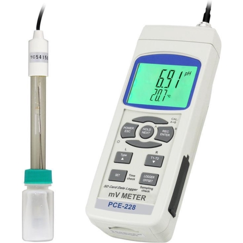 PCE Instruments PCE-PH 228 pH-meter pH-waarde, Temperatuur, Redox (ORP)