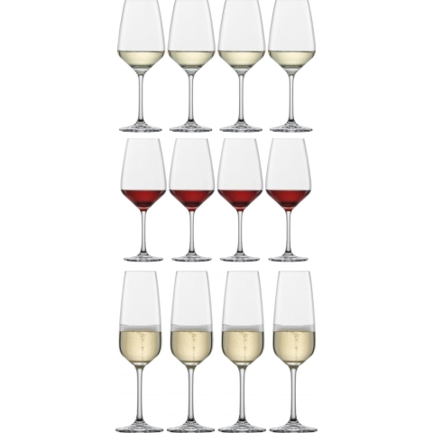 Schott Zwiesel Wijnglazen Set Tulip - 12-delig- Rode & Witte Wijnglazen & Champagneglazen