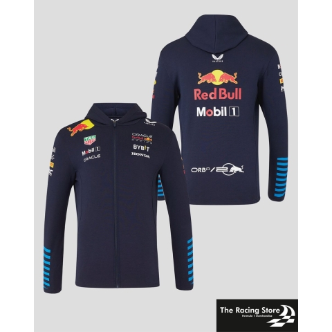 Red Bull Racing Vesten - L - Team Full Zip Hoodie 2024 - Dames - Max Verstappen