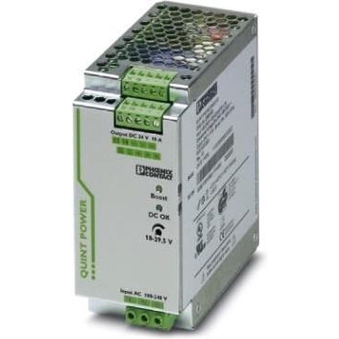 Phoenix Contact QUINT-PS/1AC/24DC/10 DIN-rail netvoeding 24 V/DC 10 A 240 W Aantal uitgangen: 1 x Inhoud: 1 stuk(s)