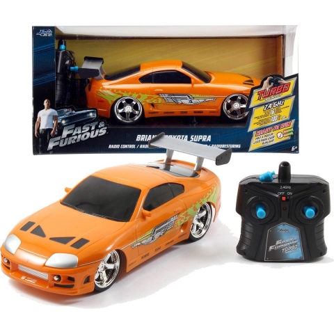 JADA TOYS 253206006 Fast & Furious RC Brians Toyota 1:16 RC modelauto voor beginners Elektro Straatmodel