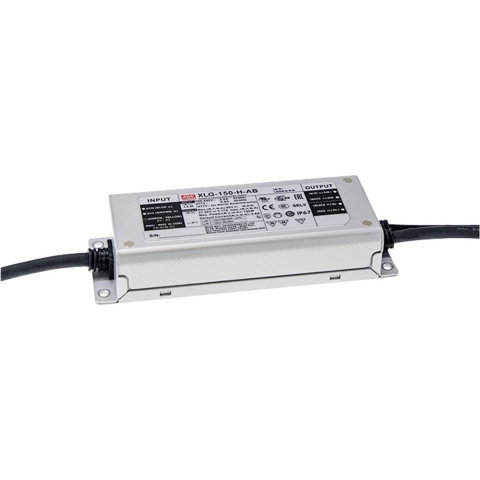 Mean Well XLG-150-L-AB LED-driver Constant vermogen 150 W 350 - 1050 mA 120 - 214 V/DC 3-in-1 dimmer, Geschikt voor meubels, Outdoor, PFC-schakeling, Dimbaar,