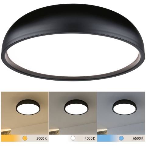 Paulmann 71084 Oka LED-plafondlamp LED 24 W Zwart (mat)