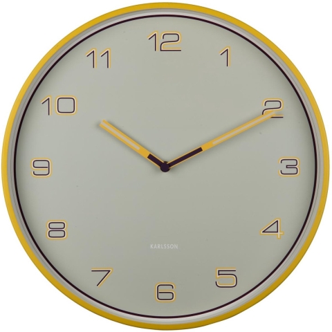 Karlsson - Wall Clock Lined Numbers
