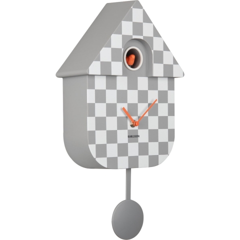 Karlsson - Wall Clock Modern Cuckoo Checker