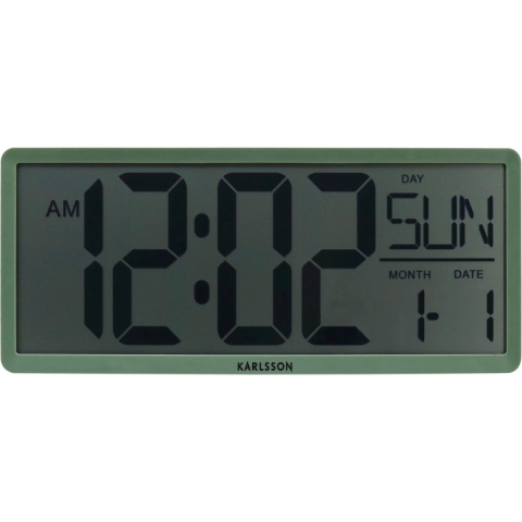 Karlsson - Wall|Table Clock Retro LCD