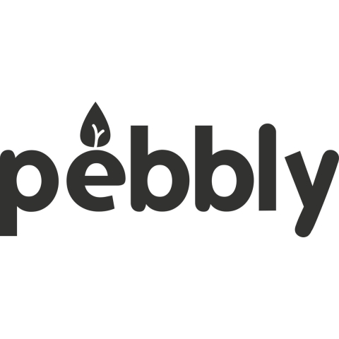 Pebbly - Broodplank met Mes, 2-delige Set, Bamboe, 36 cm - Pebbly
