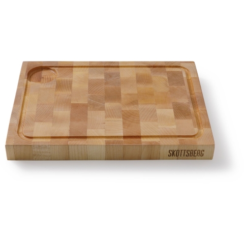 Skottsberg Snijplank met geul Wood Works 35 x 25 x 3.5 cm Hout Beige