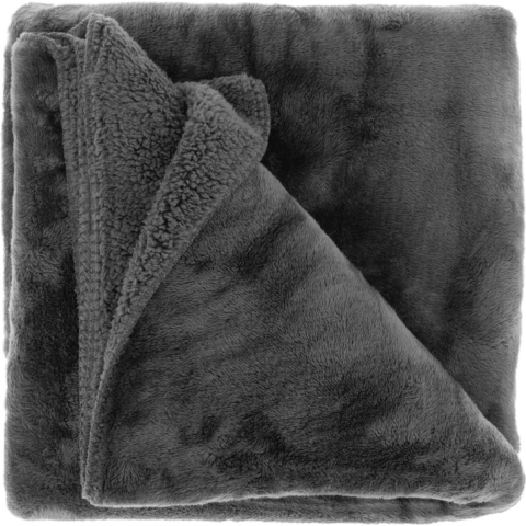 Unique Living | Plaid Torvah 150x200cm dark grey