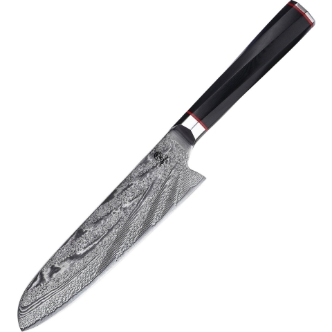 Homizu Takumi Santokumes - VG-10 Damast|G10, zw,rd,wit - doos