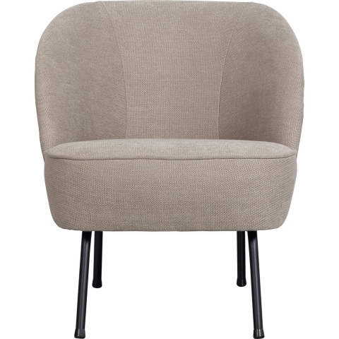 BePureHome Vogue Fauteuil - Geweven stof - Zand - 69x57x70