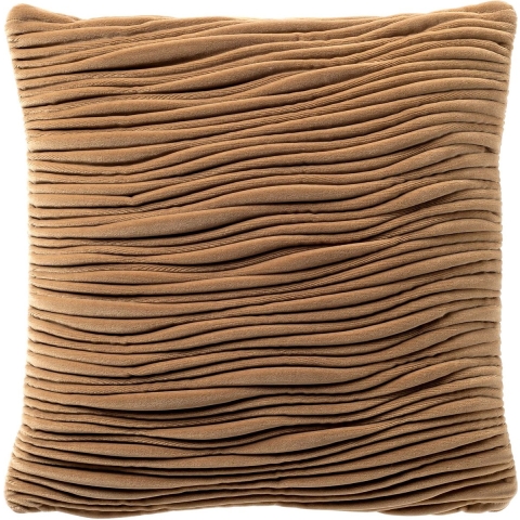Hoii Sierkussen 43x43 cm - Davide - Bruin - incl. kussenvulling