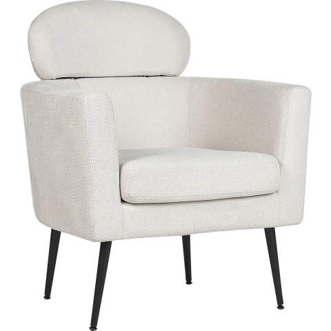 Beliani - SOBY - Fauteuil - Wit - Polyester