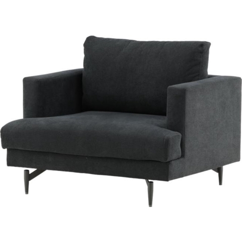 Svea - Ruma fauteuil - zwart