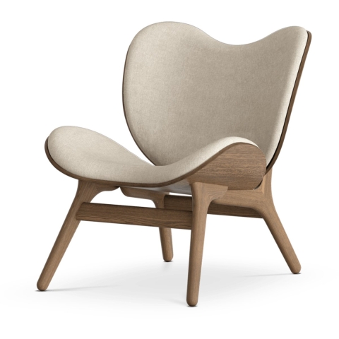 Umage A Conversation Piece houten fauteuil donker eiken - White Sands