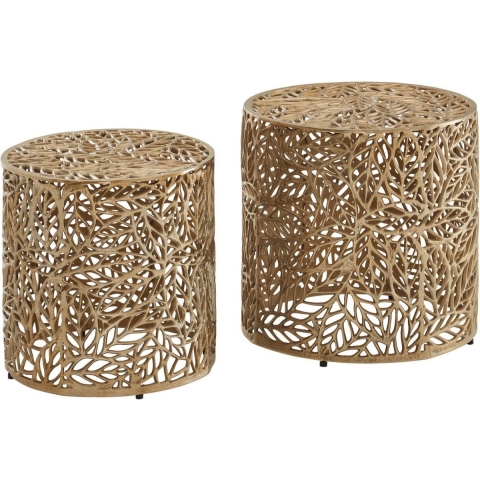 Sky Style Aurora Bijzettafel Set Goud