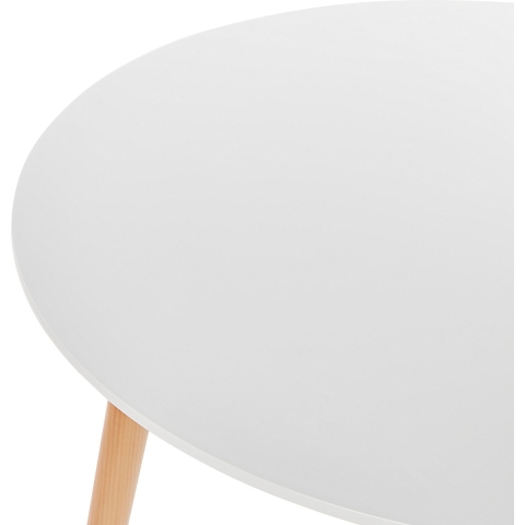 Beliani - BOMA - Eettafel - Wit - 80 x 80 cm - MDF