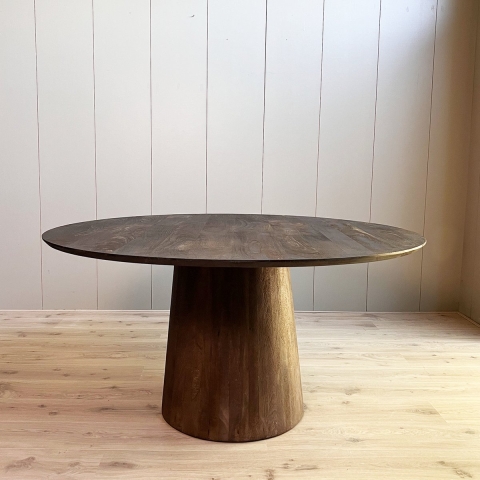 Old Inn - Eetkamertafel Oslo 130cm Bruin