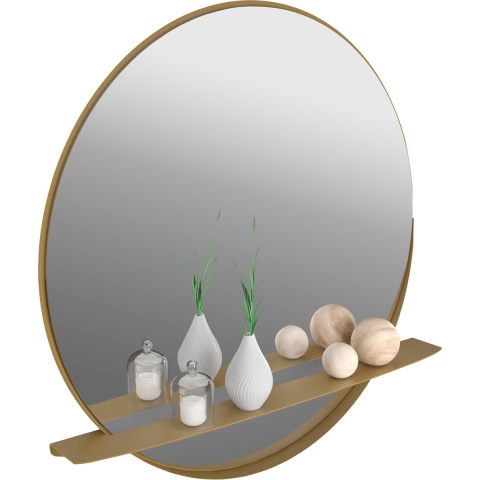 Gorillz Alien 80 - Wandspiegel 80 cm Goud