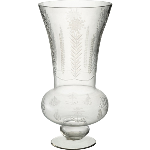J-Line vaas Giga - glas - transparant
