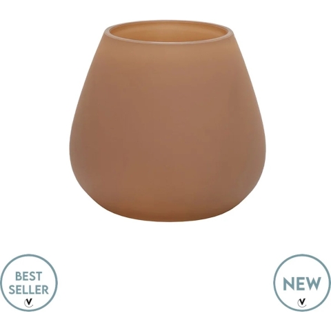 Vase The World Tasman XS matte sand Ø12,5 x H11,5 cm 2