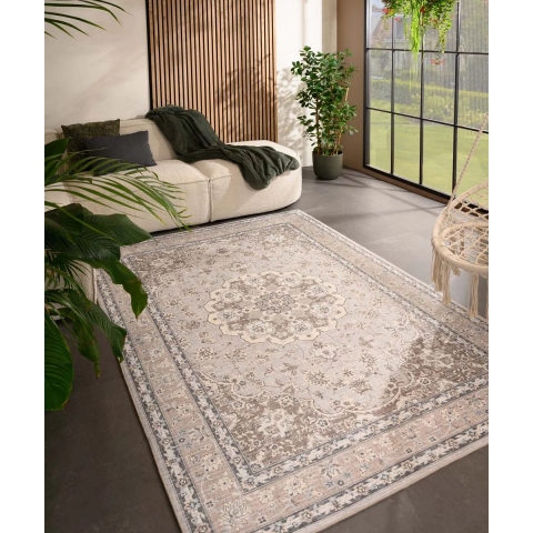 Heritaged Vintage buitenkleed - Valenca Nova beige|lichtgrijs -
