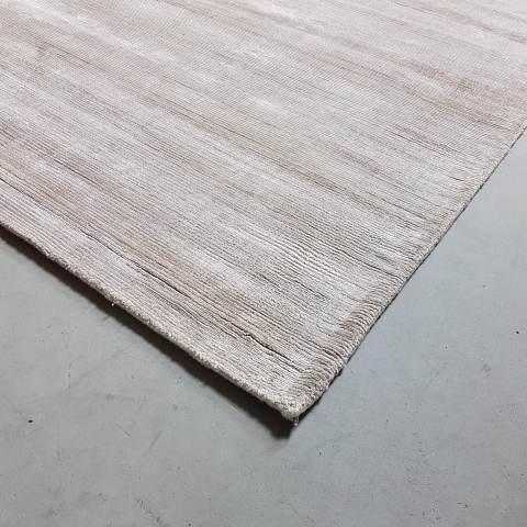 Interieur05 Vloerkleed Felva Zilver|Grijs Rond Viscose 180 cm