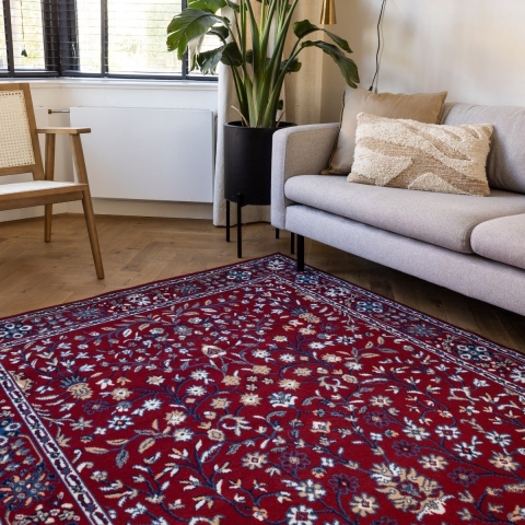Interieur05 Vloerkleed Nazly Rood|Blauw - 190 x 290 cm - (L)