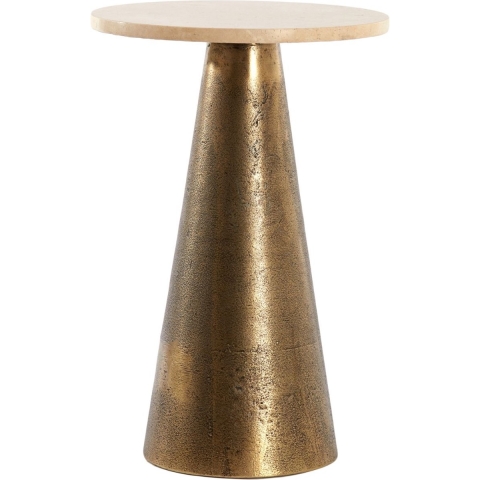 Light & Living - Bijzettafel YNEZ - Ø29x43cm - Bruin