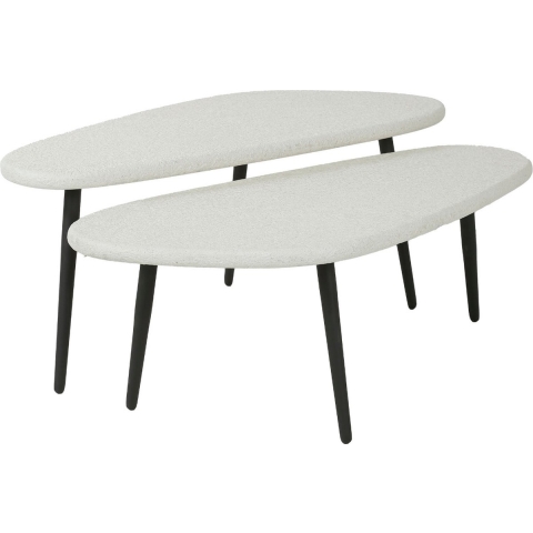Fraaai Josie salontafel set van 2 - marmer composiet