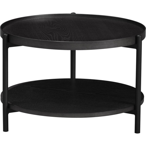Bronx71 Salontafel Rio Ø58 cm zwart eiken