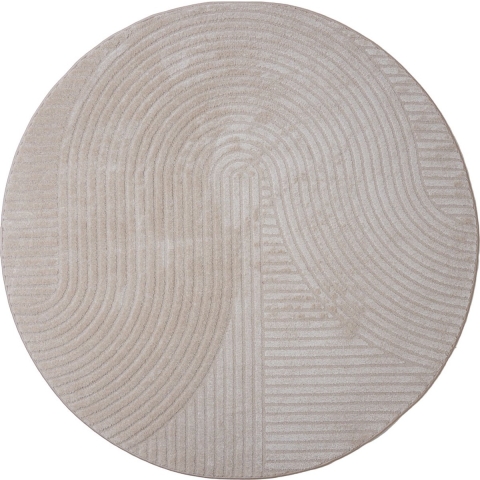 Veer Carpets - Vloerkleed Ella Beige Rond ø160 cm
