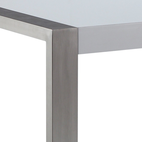 Beliani - ARCTIC - Eettafel - Wit - 90 x 180 cm - MDF