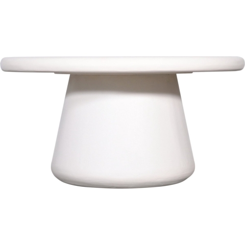 Giga Meubel - Salontafel Rond Beige - 70cm - Betonlook - Tafel Romy
