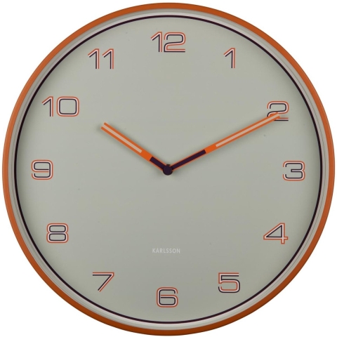 Karlsson - Wall Clock Lined Numbers