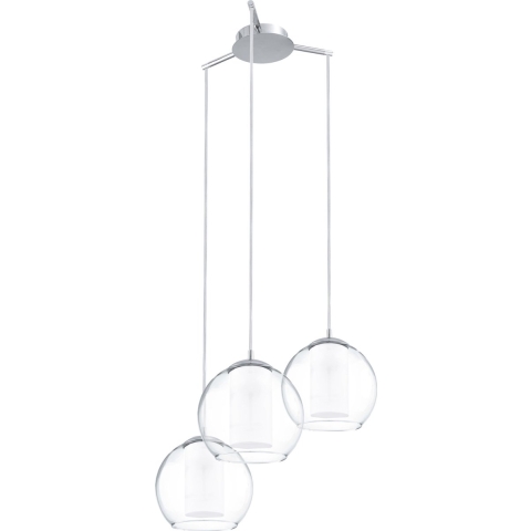 EGLO Bolsano hanglamp - E27 - chroom