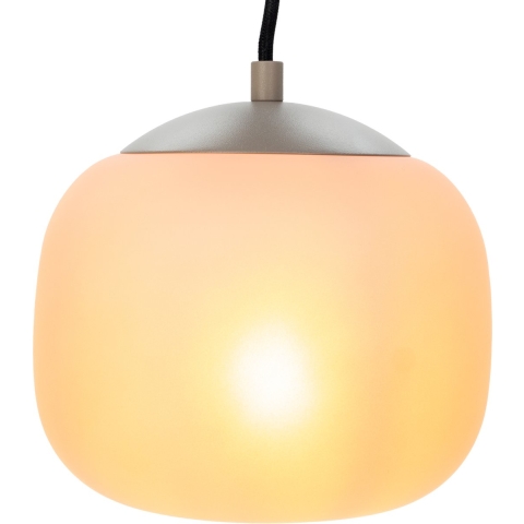 EGLO Cominio Hanglamp - E27 - Ø 18,5 cm - Zandkleurig|Taupe - Glas