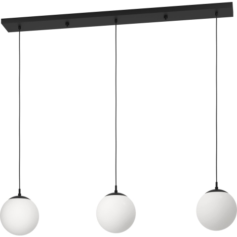 EGLO Rondo 3 Hanglamp - Zwart/Wit