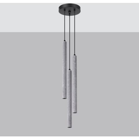 Bussandri Hanglamp modern - Aardewerk - Grijs