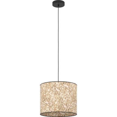 EGLO Butterburn Hanglamp - E27 - Ø 36 cm - Zwart|Wit|Groen